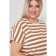 Female T -shirt, size 56, brown color