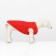 Dog jacket "Nice", size M (DS 30 cm, Osh 30 cm, OG 38 cm), red