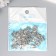 Decor for creativity Metal "Butterfly" silver 1.5x1.3 cm