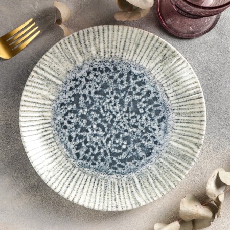 Dessert plate Iris Blue, D = 21 cm
