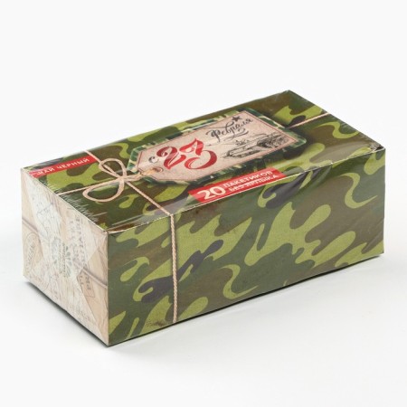 Black tea "From February 23": 20 filter packages, 40 g.-8