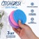 Washing sponge, round, 3 pcs, color mix
