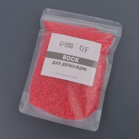 Wax for depilation, film, in granules, 500 gr, red color-8