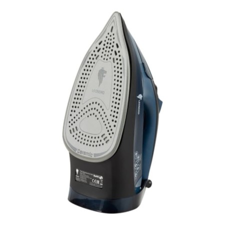 Iron Leonord Le-1801, 3000 W, ceramic sole, 28 g/min, 350 ml, black and blue-1