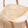 Zipper bag with lightning, beige color