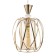 Light Bayerlux "Loerin" E27 40W gold 18x18x80 cm