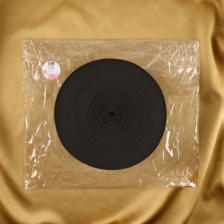 Knitted gum 70mm 40 ± 2m black au-3