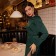 Women's dress minku: Silk pleasure color green, rr 46