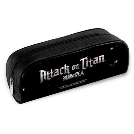 Penal soft, 1 compartment, 80 x 210 x 40 mm, voluminous, Hatber, "Titans attack" Black NPK_65212-1