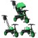 Three -haired bicycle Vivat 1, green color