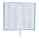 The weekly dated 2025, 85x145 mm, 64 sheets of Escalada, a solid cover made of artificial leather, pancake embossing, block 70 g/m², turquoise, turquoise