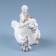 Decorative candle "Snow Bird", 9x5.8x8.9 cm, white