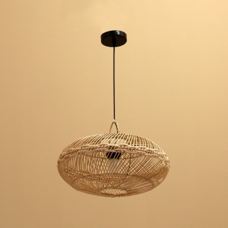 Ceiling Lamp from Rotan "VAY" 1x120W, E27, 40x40x20 cm-1