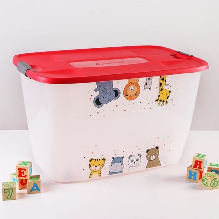 Megabox children on wheels "Beast", 56 l, color mix-6