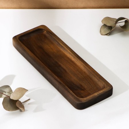ADELICA cutlery tray, 23 × 8 × 1.8 cm, painted in dark color, birch-1