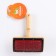 Brush - Wooden Pucrough "Premium" wide with drops, base 120 x 60 mm