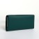 Women's wallet on magnet, green color