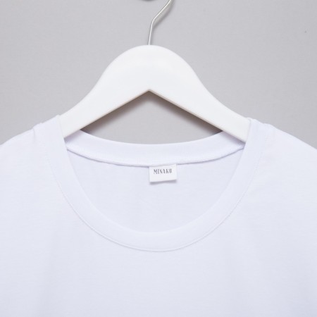 Men's T-shirt Minaku Regular Fit: White color, rr 56-7