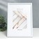 Photo frame Plastic "Mira" 21x29.7 cm, (A4) White (plastic screen)