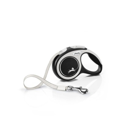 Roulette Flexi New Line Comfort Xs (up to 12 kg) tape, 3 m gray/black