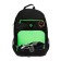 Youth backpack 40 x 25 x 13 cm, Grizzly, ergonomic back, laptop compartment, black/green