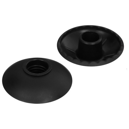 A set of restrictive rings for tracking sticks, 2 pcs., Black color-6