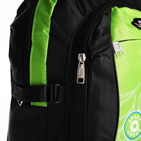A thyroid backpack with an increase in 55l, 5 external pockets, green color-6