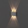 Facade lamp "Semesfer", FSD-009, 4W, 3000k, 2 rays, IP65, 220V, metal, white