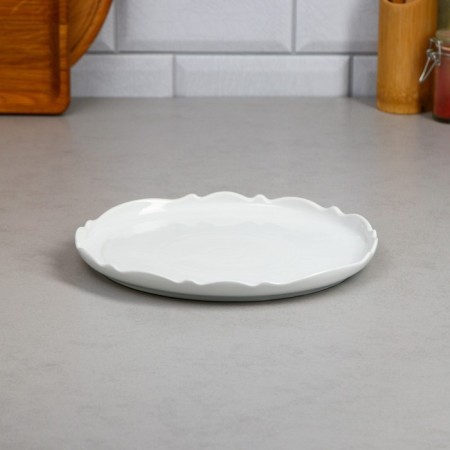 The Wave dish, 25 cm, round, porcelain, Iran