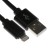 Lightning cable - usb, 2.1 a, nylon braid, 2 meters, black