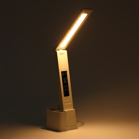 Clock - Electronic lamp: calendar, thermometer, organizer, 5 W, 20 LED, 3 modes, USB-4