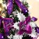 Christmas tree decor "Festive" bow Bow gift, 15x29 cm, purple