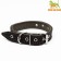 Collar combined leather/tarpaulin, dimensionless, 54 x 2.5 cm, Osh 17-45 cm, black