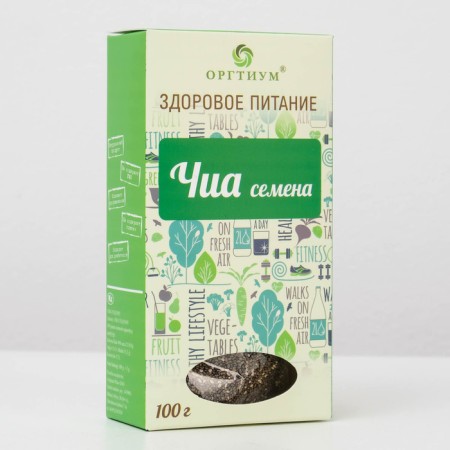 Chia seeds, ecological, without gluten, 100 g-6
