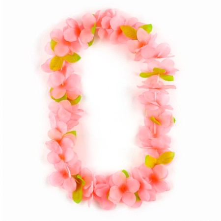 Hawaiian necklace "Plumeria Pink"-1