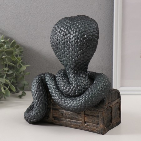 New Year's piggy bank "Cobra on the chest" 20 x 17 x 12 cm.-3