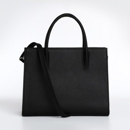 Female bag Textura, tout, average size, black color