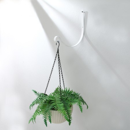 Bracket for kashpo kovaya, 28 cm, metal, white-8