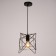 Lamp 669918/1 E27 40W Black-gold 18x18x118 cm