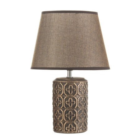 August table lamp E14 40W chocolate-gold 22x22x34 cm Risalux-5