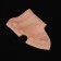 Silicone bandage for the knee joint, with magnets, beige color