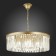 Suspended chandelier ST LUCE. SL1624.203.08. Ercolano. 6x40 W, E14, 55x55x18 cm, Shampan