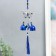 Wind Music Metal "openwork butterfly" from the evil eye 2 bells 20 cm