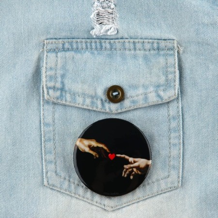 The icon "Hands - Heart", D = 5.6 cm-5