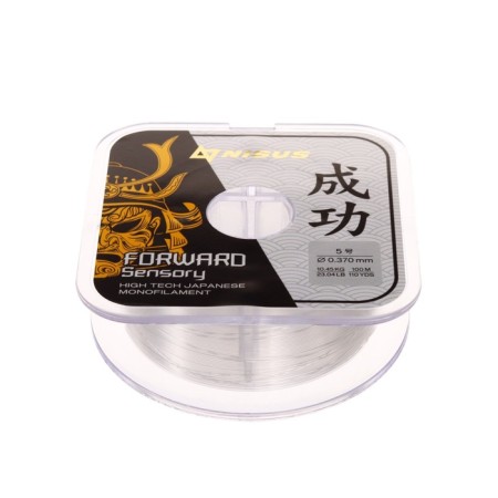 Nisus Forward Sensory fishing line, diameter 0.370 mm, test 10.45 kg, 100 m, transparent
