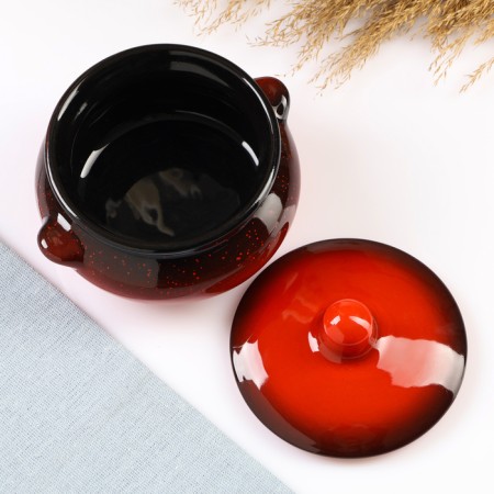 Ceramic pot for baking 500 ml KRS00000362 varnish-3