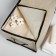 Organizer for storage, coffee for linen with PVC-fat "Home", 43 x 28.5 x 20 cm.