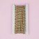 Metallized braid “rectangle”, 8 × 5 mm, 4.5 ± 0.5 m, gold color