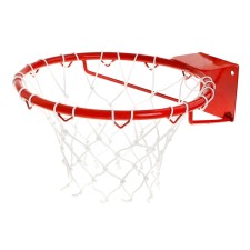 Basketball basket No. 7, d = 450 mm, reinforced pipe 20 mm, with a net