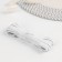 Linen gum, 6 mm, 10 ± 1 m, white color